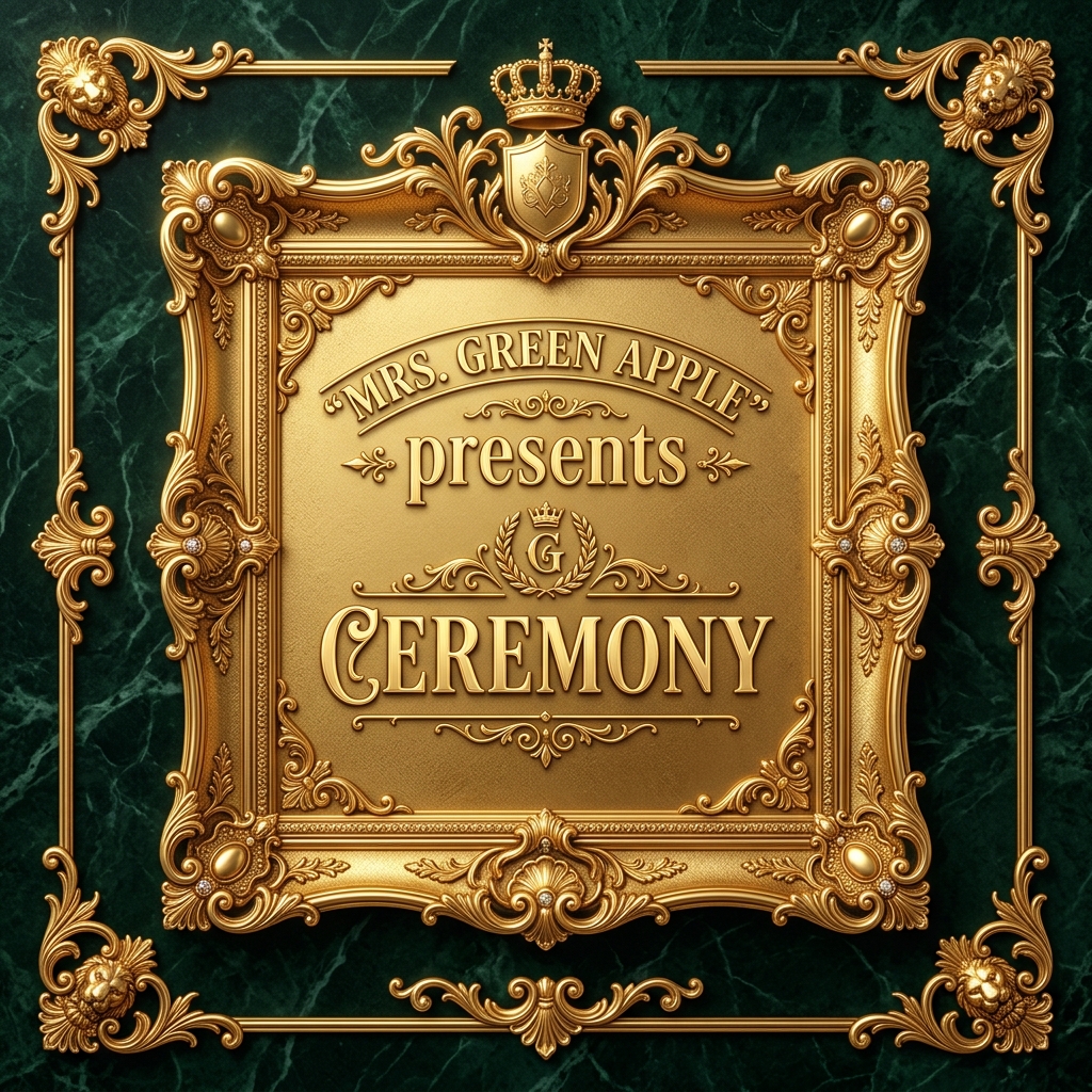 Mrs. GREEN APPLE CEREMONY Logo